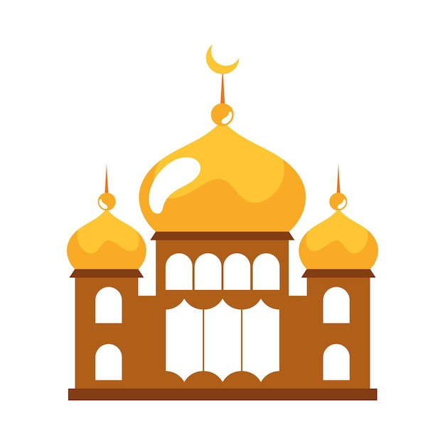 Taj Mahal pictogram geïsoleerd