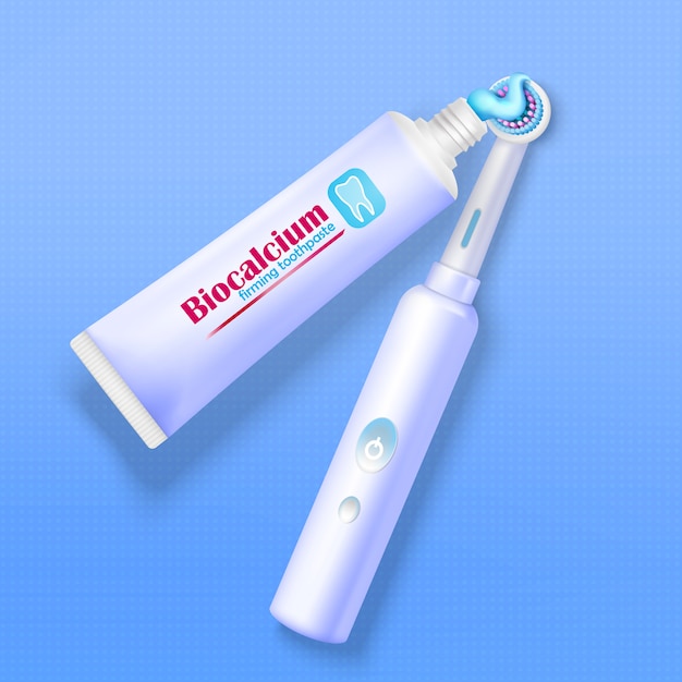 Tandpasta en tandenborstel