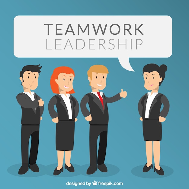 Teamwork leiderschap