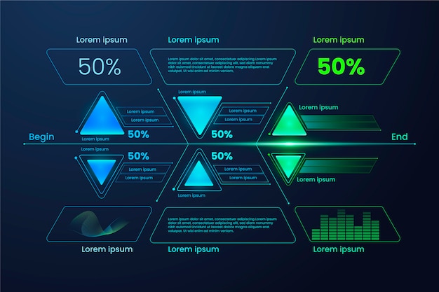 Technologie infographics concept