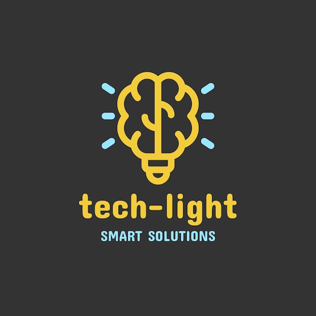 Gratis vector technologie template logo