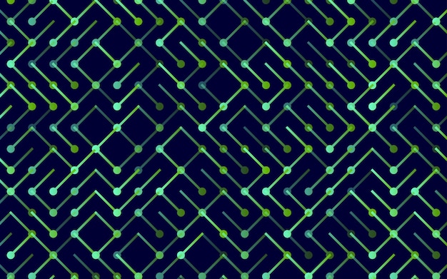 Gratis vector technologie vector naadloos patroon banner geometrisch gestreept ornament monochroom lineaire achtergrondillustratie