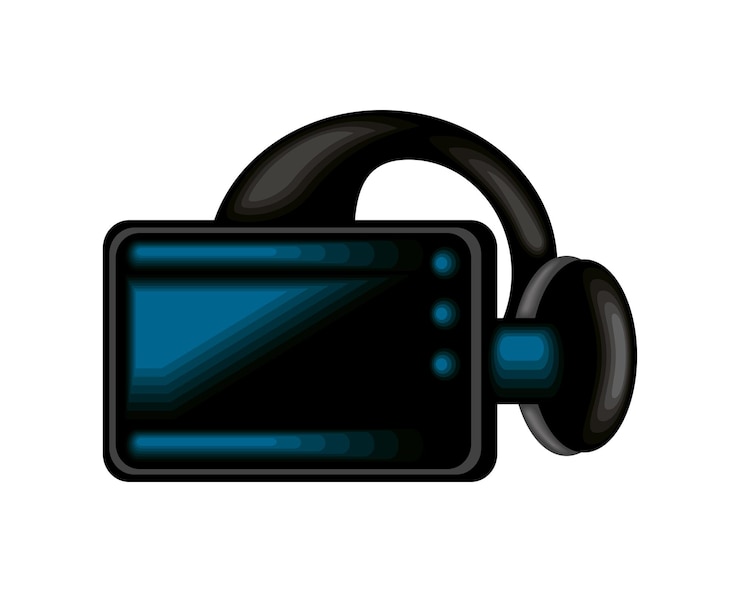 Gratis Vector technologie vr draadloze illustratie geïsoleerd