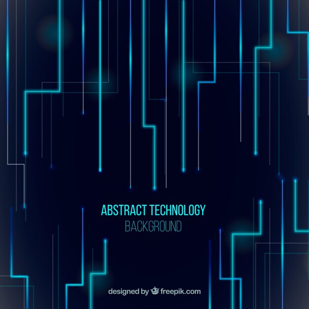 Technologieachtergrond in abstracte stijl