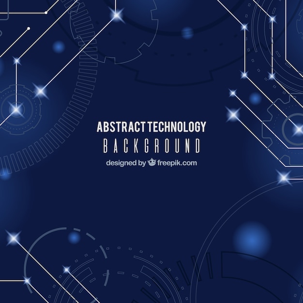 Technologieachtergrond in abstracte stijl