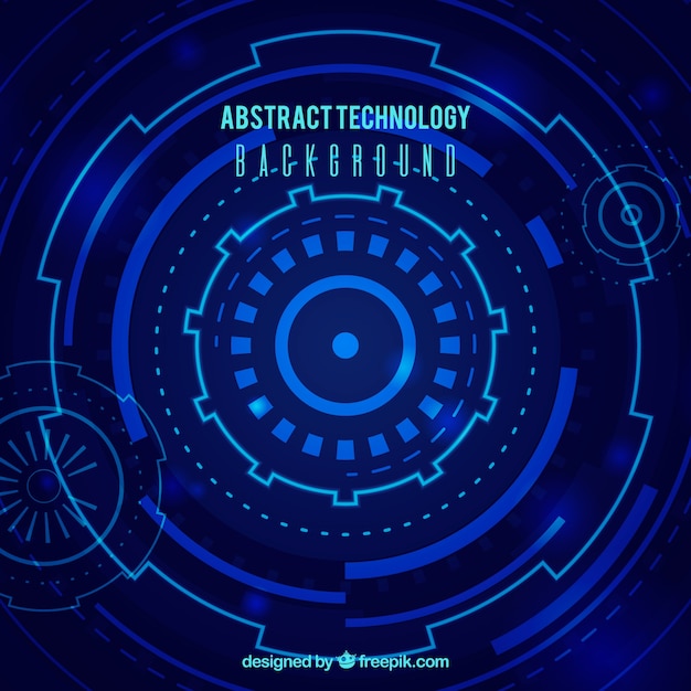 Technologieachtergrond in abstracte stijl