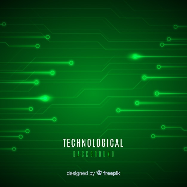 Gratis vector technologische achtergrond