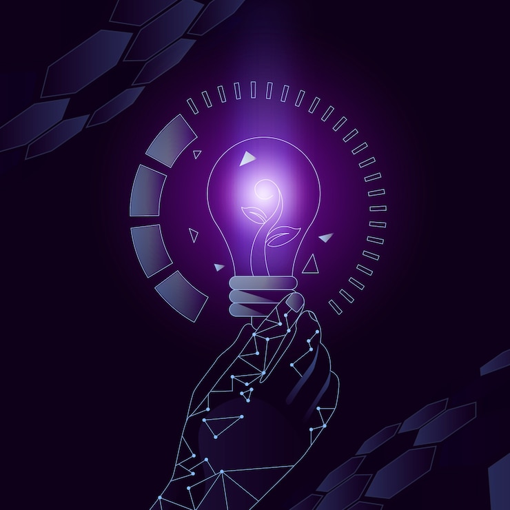 Gratis Vector technologische ecologie concept