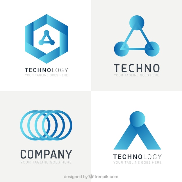 Technology logo templates pak