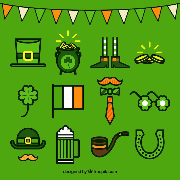 Gratis vector tekeningen van st. patrick's day