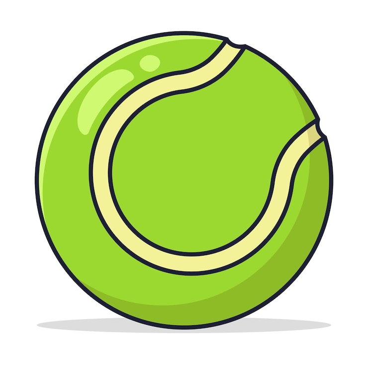 Gratis Vector tennisbal