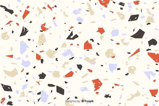 Gratis vector terrazzo vloer achtergrond