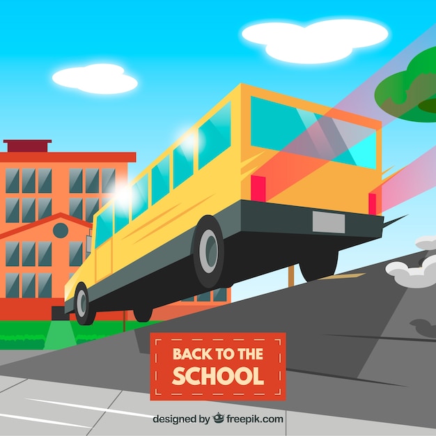 Gratis vector terug naar school achtergrond