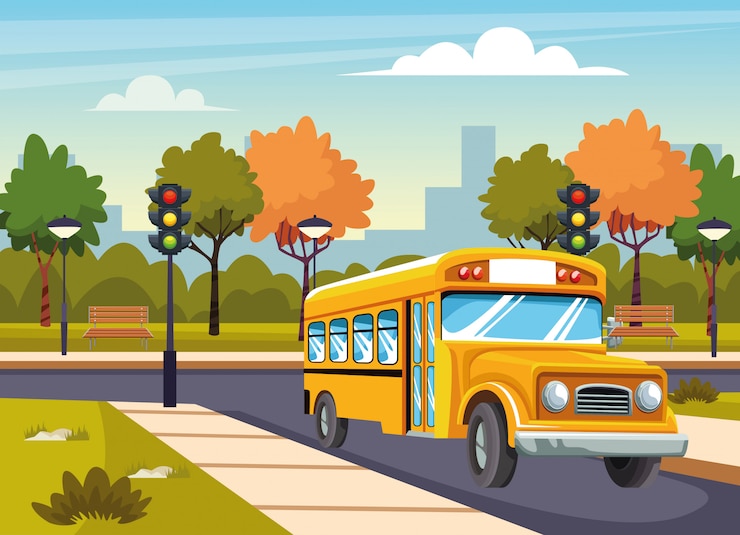 Gratis Vector terug naar school met geluk