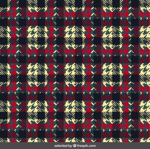 Textiel plaid patroon