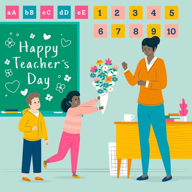 Thema viering van de dag van de leerkrachten