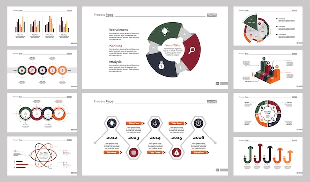 Tien marketing slide templates set