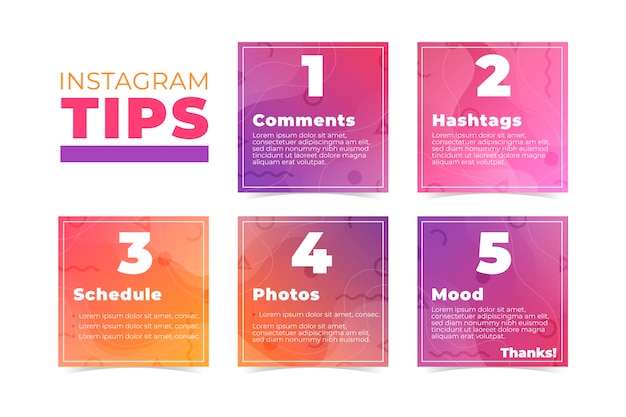 Tips instagram post verzameling