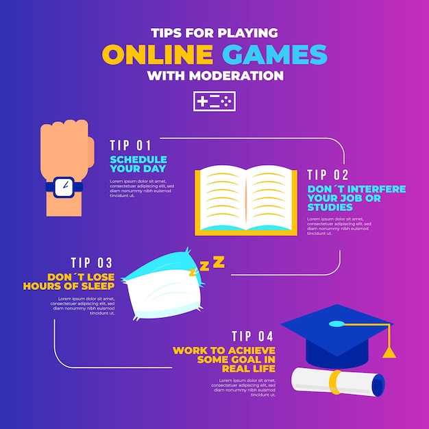 Tips voor het met mate spelen van online games