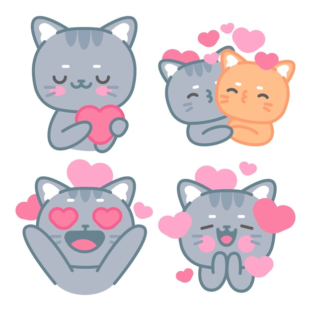 Tomomi de kat houdt van stickers