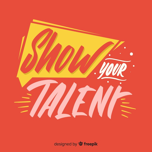 Toon uw talentbelettering