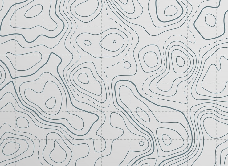 Gratis Vector topografische contourlijn kaart achtergrond
