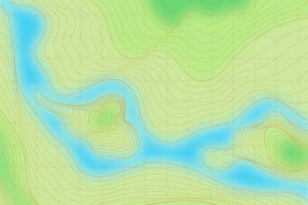 Topografische kaart achtergrond concept