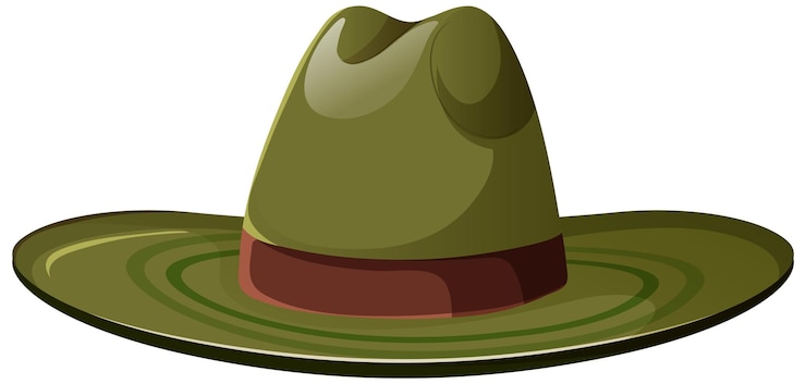 Gratis Vector traditionele mexicaanse sombrero-illustratie