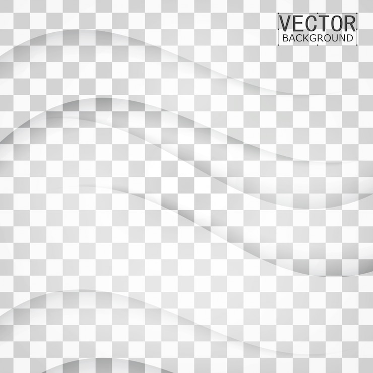 Gratis Vector transparante achtergrondkromme