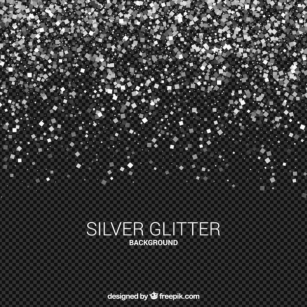 Gratis vector transparante glitter achtergrond