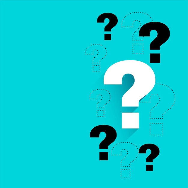 trendy vraagteken symbool sjabloon mysterie of puzzel oplossen