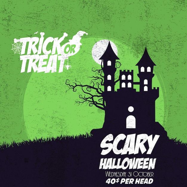 Gratis vector truc of speen happy halloween