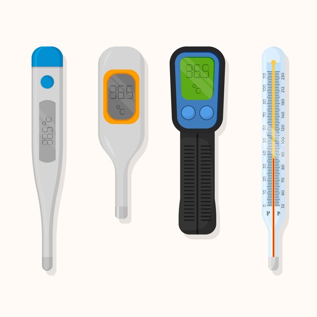 Type thermometer plat ontwerp