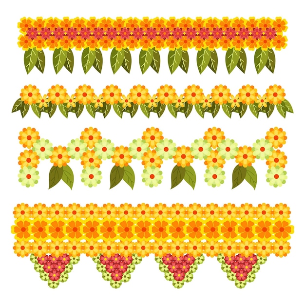 Ugadi garland illustratie