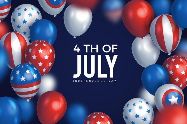 USA onafhankelijkheidsdag 4 juli achtergrond
