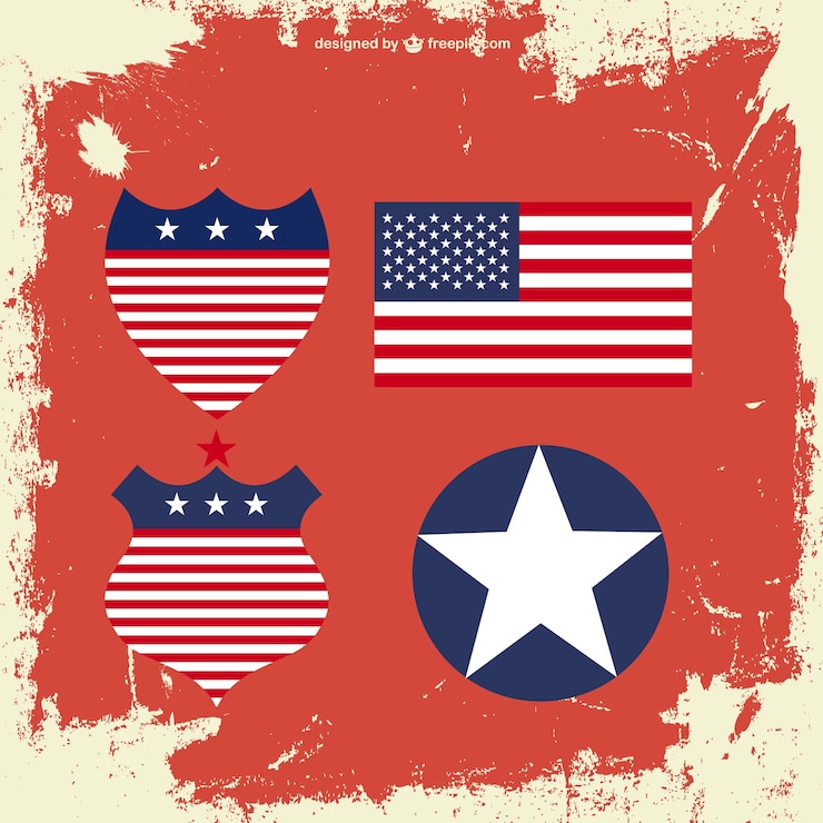 Gratis Vector usa vector elementen