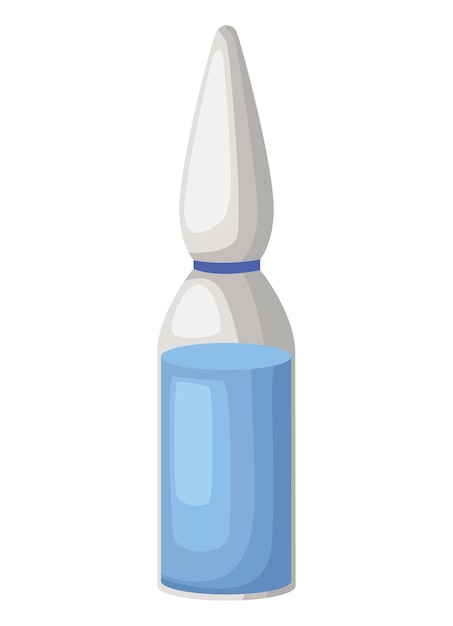 Gratis vector vaccin flacon medische remedie icoon