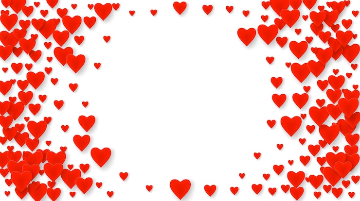 Gratis Vector valentijns hart kar. liefde symbool geïsoleerd op wit. vector illustratie kunst