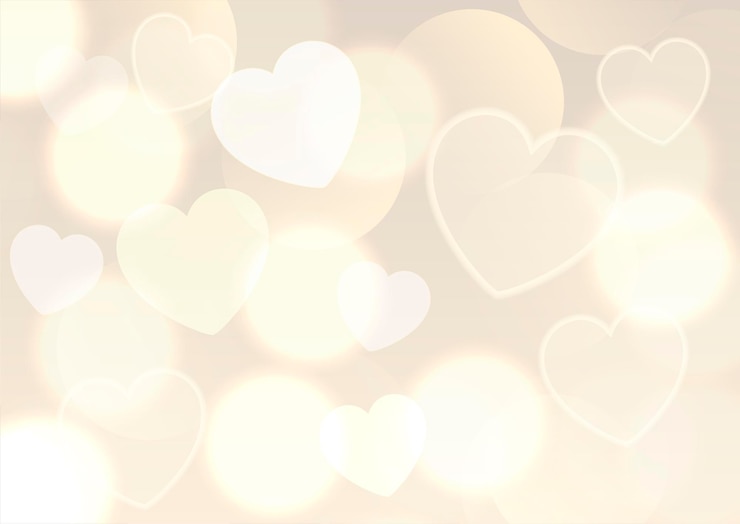 Gratis Vector valentijnsdag achtergrond met gouden bokeh lichten ontwerp