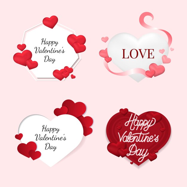 Valentijnsdag illustratie pictogrammen
