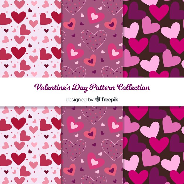 Valentijnsdag patroon collectie