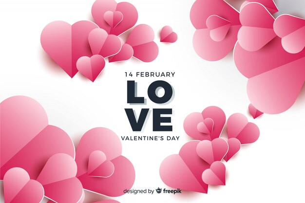Valentine-achtergrond met harten
