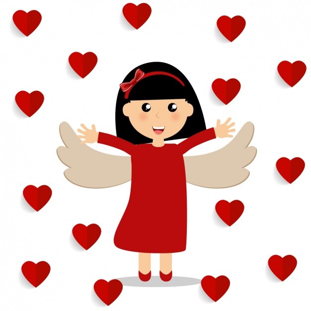 Gratis vector valentine's achtergrond ontwerp