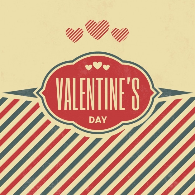 Gratis vector valentine's achtergrond ontwerp