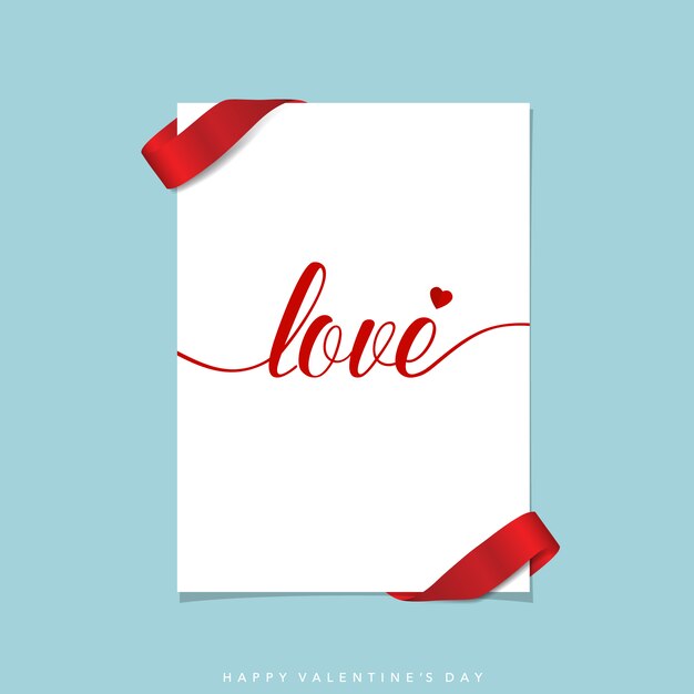 Valentine&#39;s card design