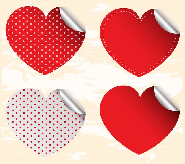 Gratis vector valentine-sticker