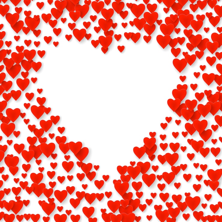 Gratis Vector valentines hart wagen liefdessymbool geïsoleerd op wit vector grafische illustratie