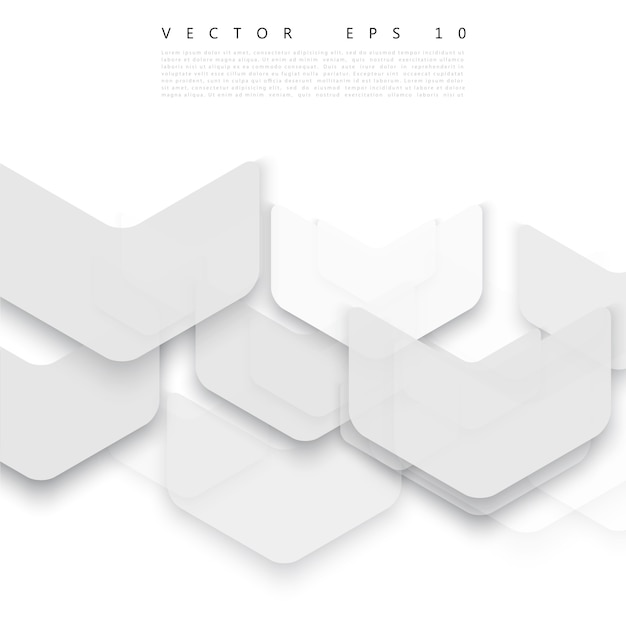 Gratis vector vector abstracte geometrische vorm van grijs.