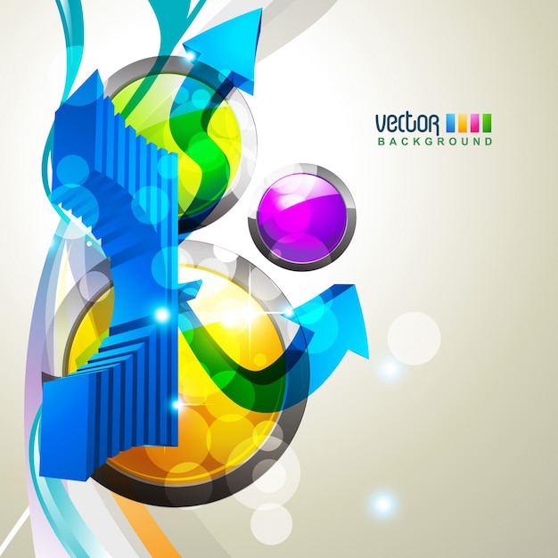 Vector abstracte vorm achtergrond ontwerp