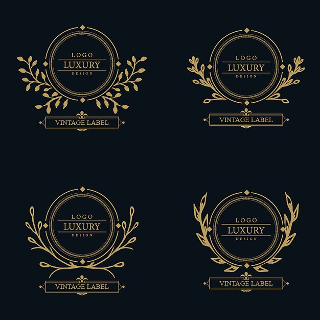 Vector Amazing Luxe Logo Designs